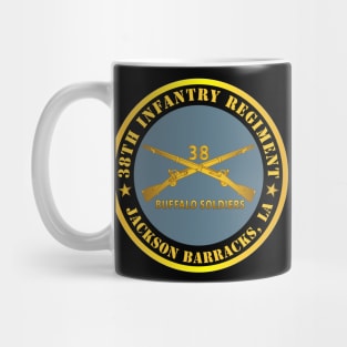 38th Infantry Regiment - Buffalo Soldiers - Jackson Barracks, LA w Inf Branch Mug